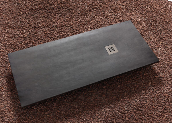 SHOWER TRAY ART STONE ANTHRACITE