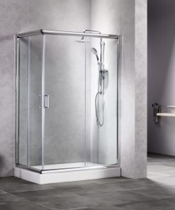 Καμπίνα NEW TEMA Παραλληλόγραμμη Διάφανη