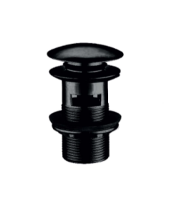 95605-N ΒΑΛΒΙΔΑ ΝΙΠΤΗΡΟΣ POP-UP 10,5cm ΜΕ ΥΠΕΡΧΕΙΛΗΣΗ BLACK MATT