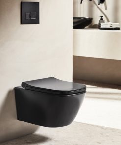 FRESH RIM OUT ΛΕΚΑΝΗ ΚΡΕΜΑΣΤΗ ΜΑΥΡΗ MAΤT (FRE 5610N) ΧΩΡΙΣ ΚΑΛΥΜΜΑ