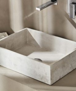 ROC052W  ROCK ΛΕΥΚΟΣ ΝΙΠΤΗΡΑΣ 52x38x14cm