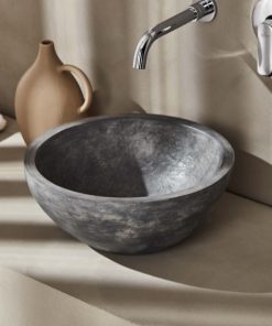 STO040Α  STONE ANTHRACITE ΝΙΠΤΗΡΑΣ Φ40cm