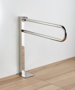 82008 ΑΜΕΑ ΜΠΑΡΑ ΑΝΑΚΛΙΝΟΜΕΝΗ ΜΕ ΚΟΛΩΝΑ ΣΤΗΡΙΞΗΣ 76cm INOX ΧΡΩΜΕ