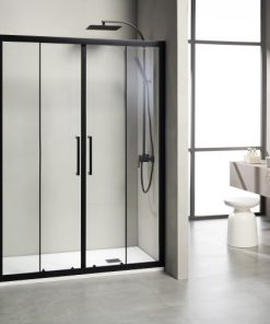 VERSUS BLACK MATT Συρόμενη Πόρτα Εισόδου Τετράφυλλη