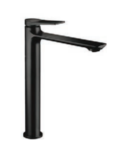 NAX 6814 N ΜΠΑΤΑΡΙΑ ΝΙΠΤΗΡΑ ΥΨΗΛΗ ΜΕ ΒΑΛΒΙΔΑ POP-UP BLACK MATT