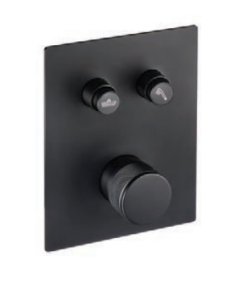 DSU 5001 N ΜΙΚΤΗΣ ΕΝΤΟΙΧΙΣΜΟΥ ΤΕΤΡΑΓΩΝΟΣ PUSH BUTTON 2 ΕΞΟΔΩΝ ΣΕ ΚΟΥΤΙ ΕΝΤΟΙΧΙΣΜΟΥ BLACK MATT